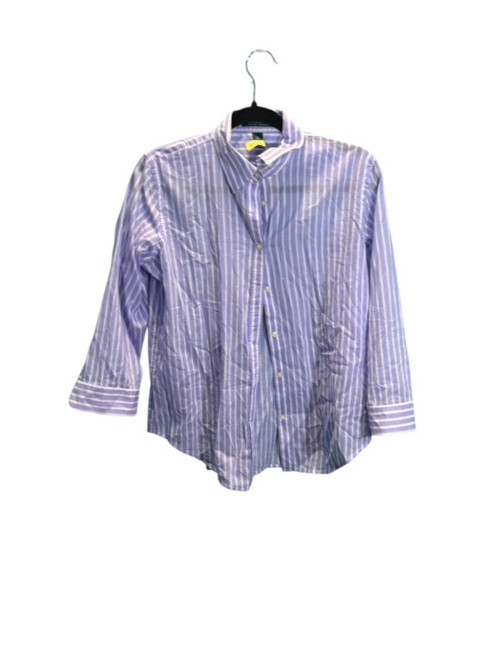 Lauren Ralph Lauren Lavender & White Striped Button-Down Shirt – Size M